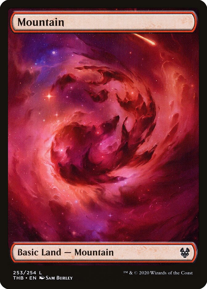 Mountain, Theros beyond death Card Art