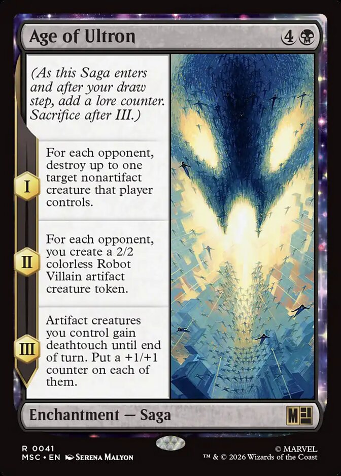 Age of Ultron, Marvel Super Heroes Commander Card Art