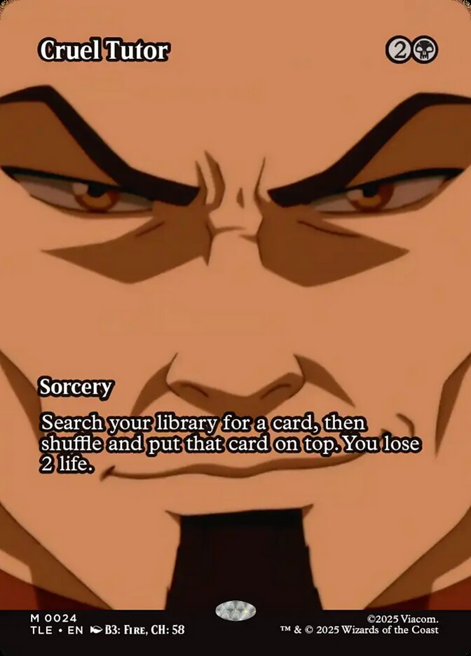 Cruel Tutor, Avatar: The Last Airbender Eternal Card Art