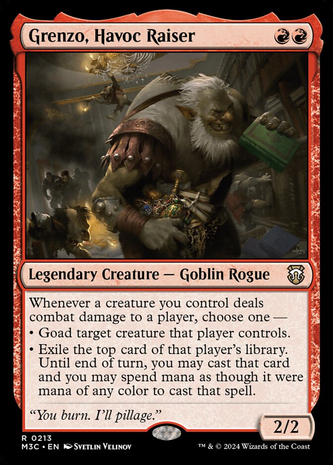 Grenzo, Havoc Raiser, Modern horizons 3 commander Card Art