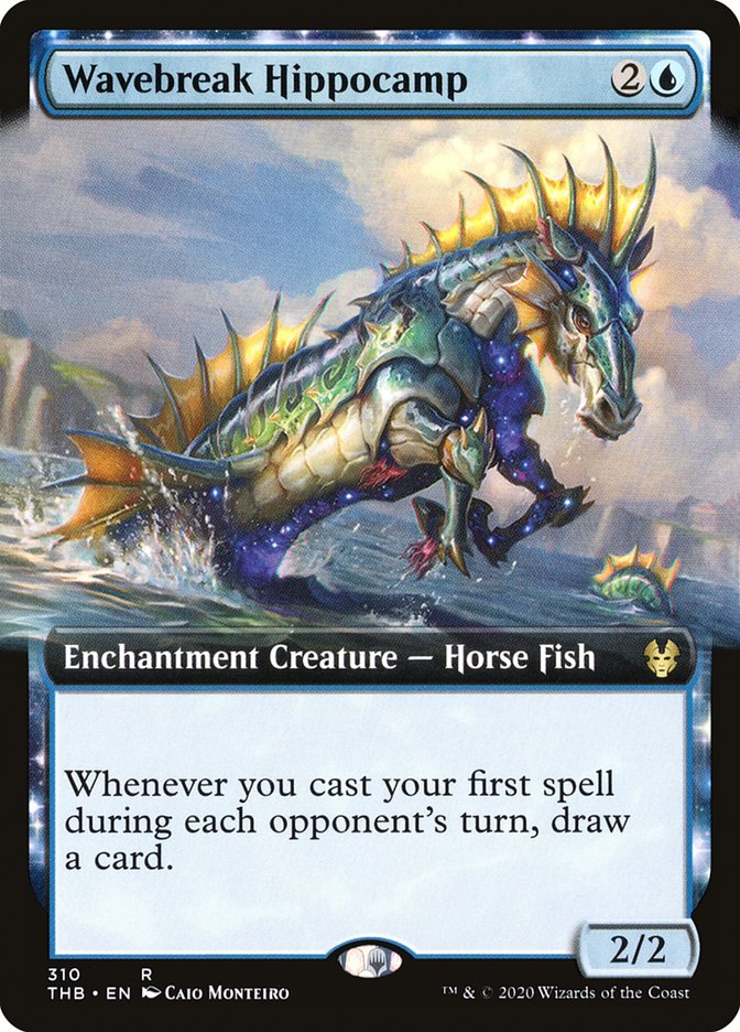 Wavebreak Hippocamp, Theros beyond death Card Art