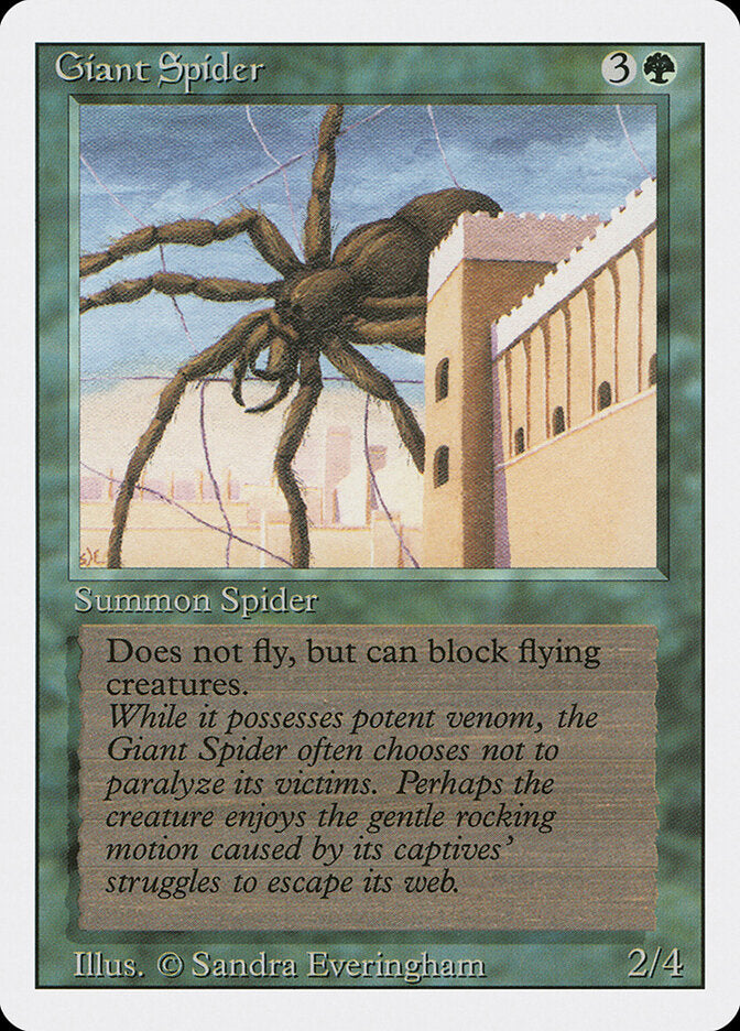Giant Spider, Revised Edition Card Art