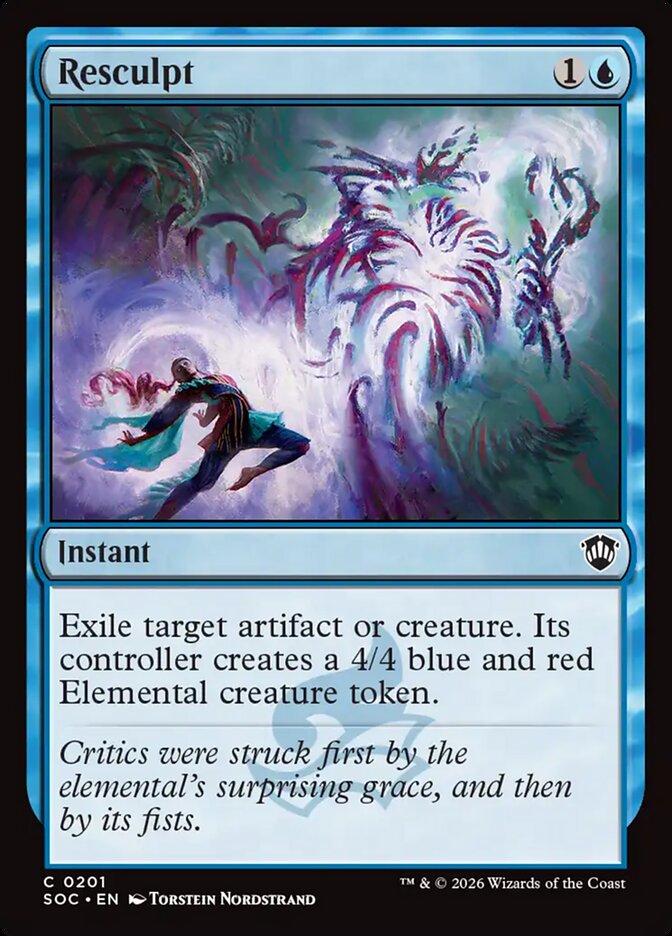 Resculpt, Secrets Of Strixhaven Commander Card Art
