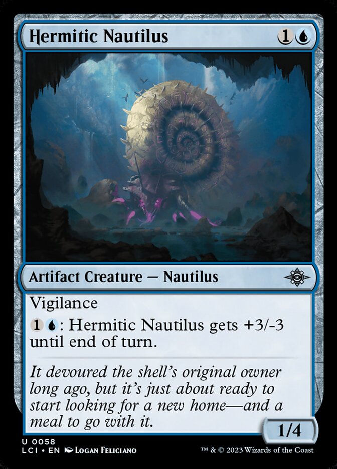 Hermitic Nautilus, The lost caverns of ixalan Card Art