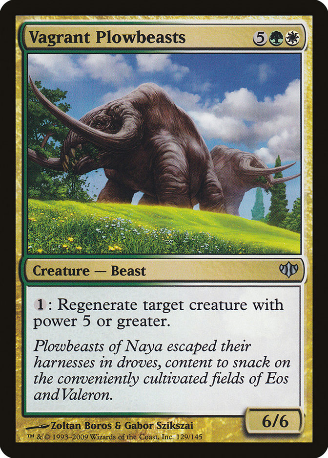 Vagrant Plowbeasts, Conflux Card Art