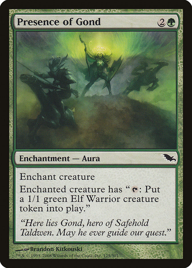 Presence of Gond, Shadowmoor Card Art