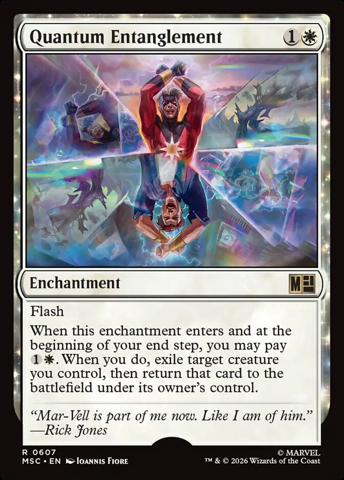 Quantum Entanglement, Marvel Super Heroes Commander Card Art