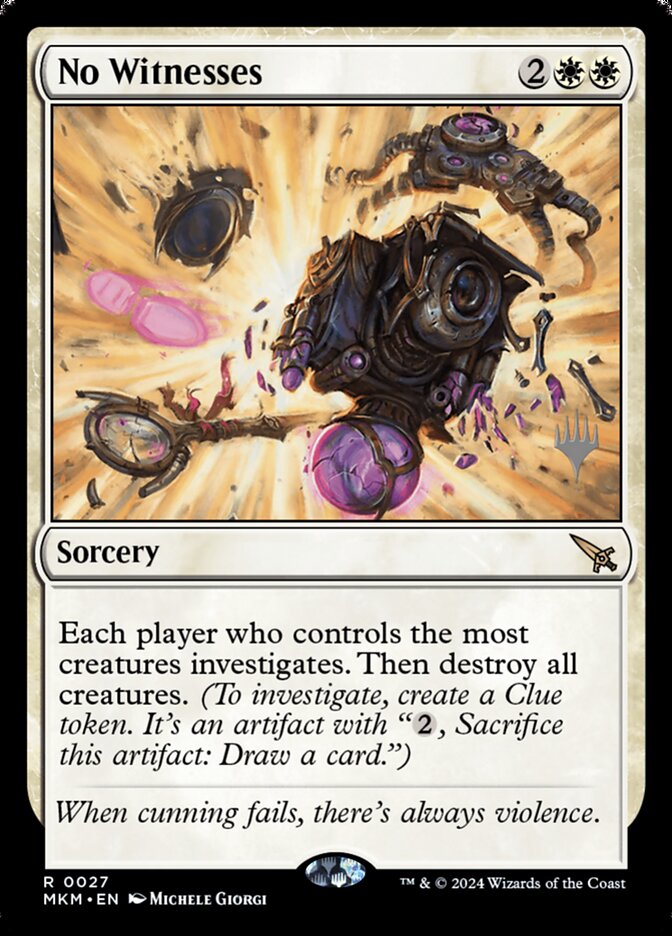 No Witnesses, Murders at karlov manor promos Card Art