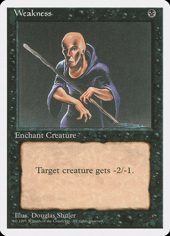 Weakness, Fourth edition Card Art