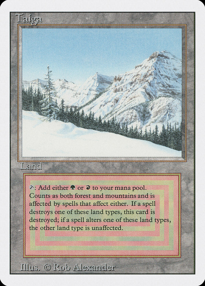 Taiga, Revised edition Card Art