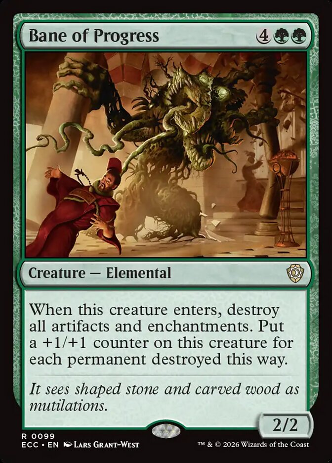 Bane of Progress, Lorwyn Eclipsed Commander Card Art