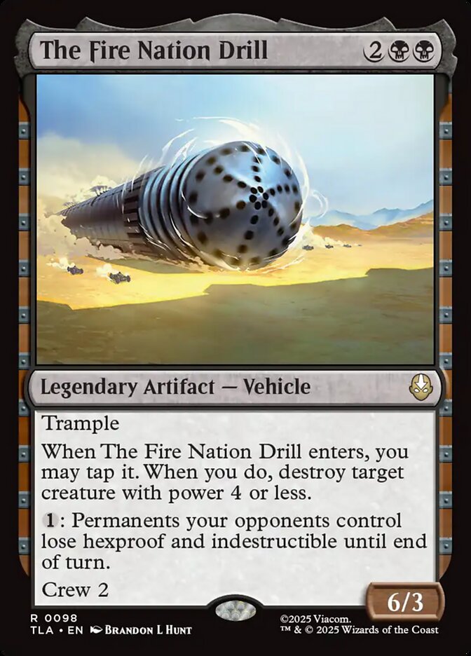 The Fire Nation Drill, Avatar: The Last Airbender Card Art