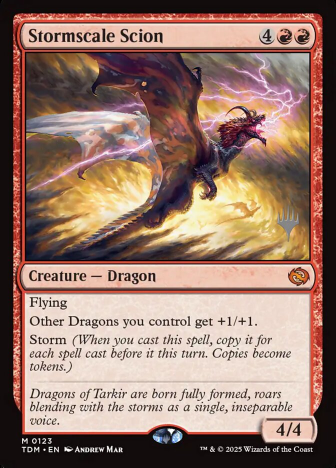 Stormscale Scion, Tarkir: Dragonstorm Promos Card Art