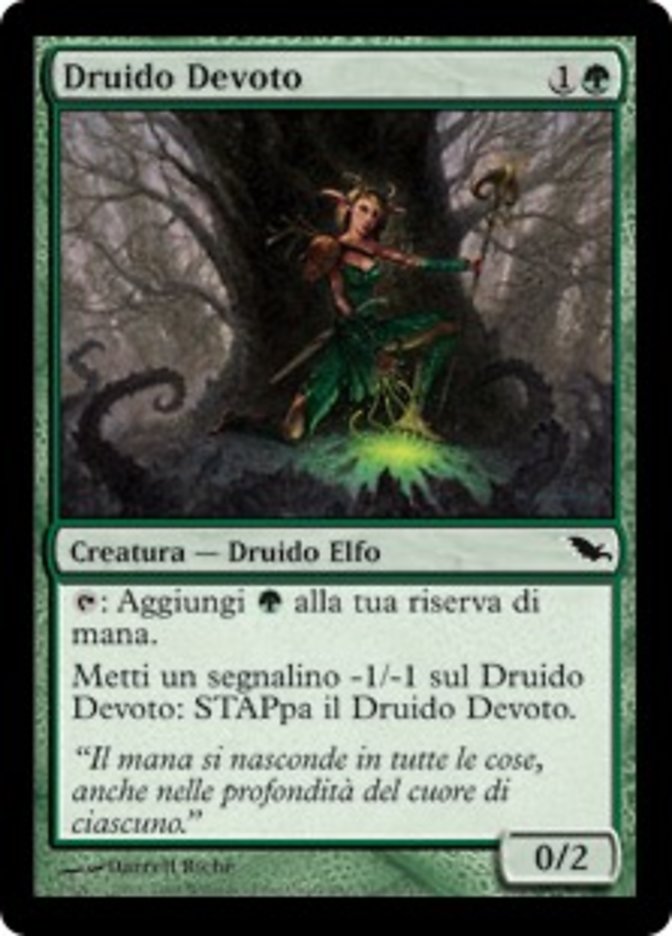 Devoted Druid, Shadowmoor Card Art