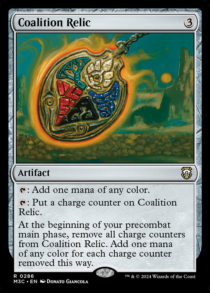 Coalition Relic, Modern horizons 3 commander Card Art