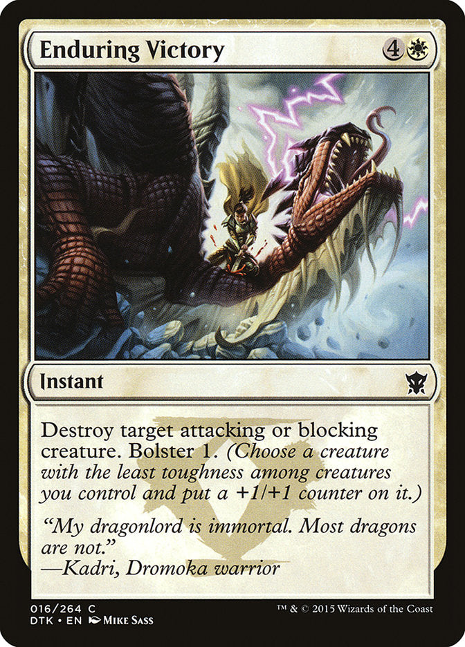 Enduring Victory, Dragons of tarkir Card Art