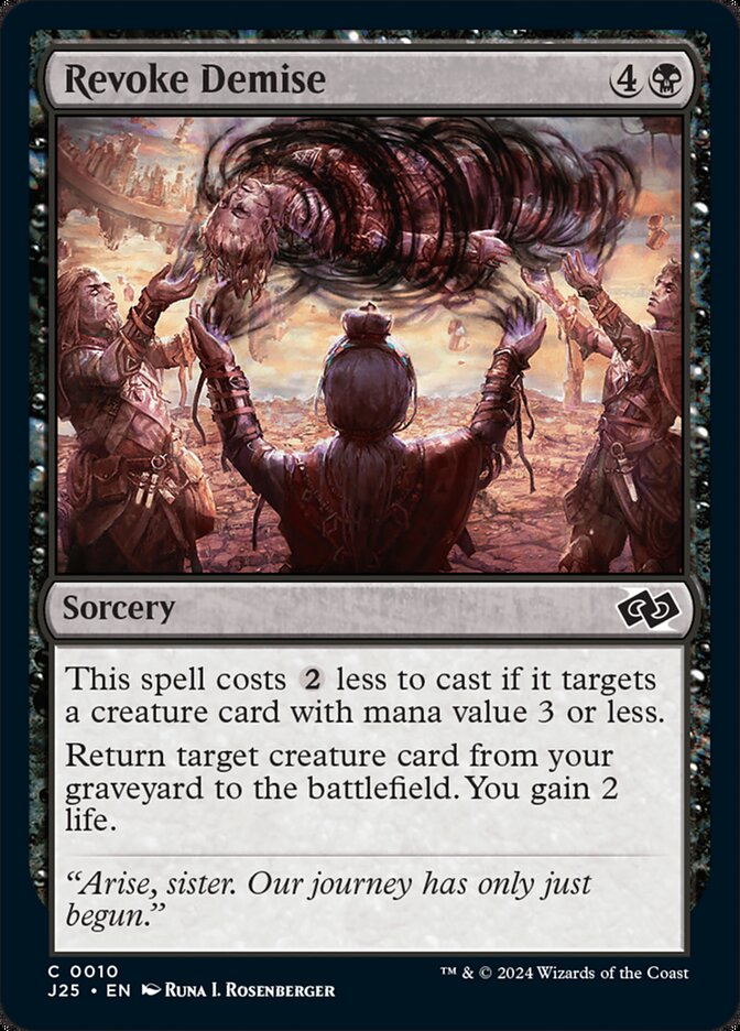 Revoke Demise, Foundations Jumpstart Card Art