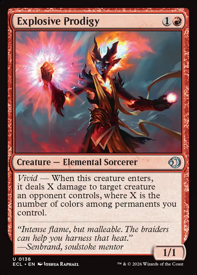 Explosive Prodigy, Lorwyn Eclipsed Card Art