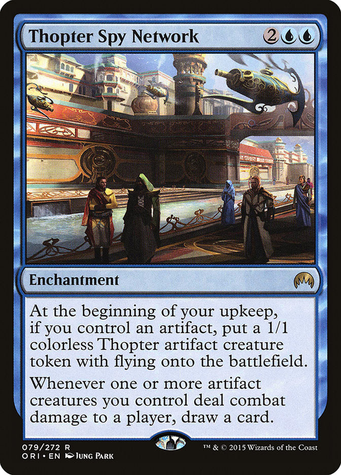 Thopter Spy Network, Magic Origins Card Art
