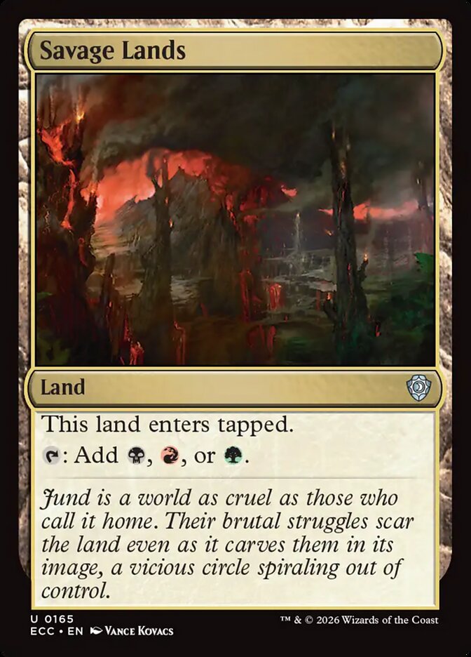 Savage Lands, Lorwyn Eclipsed Commander Card Art
