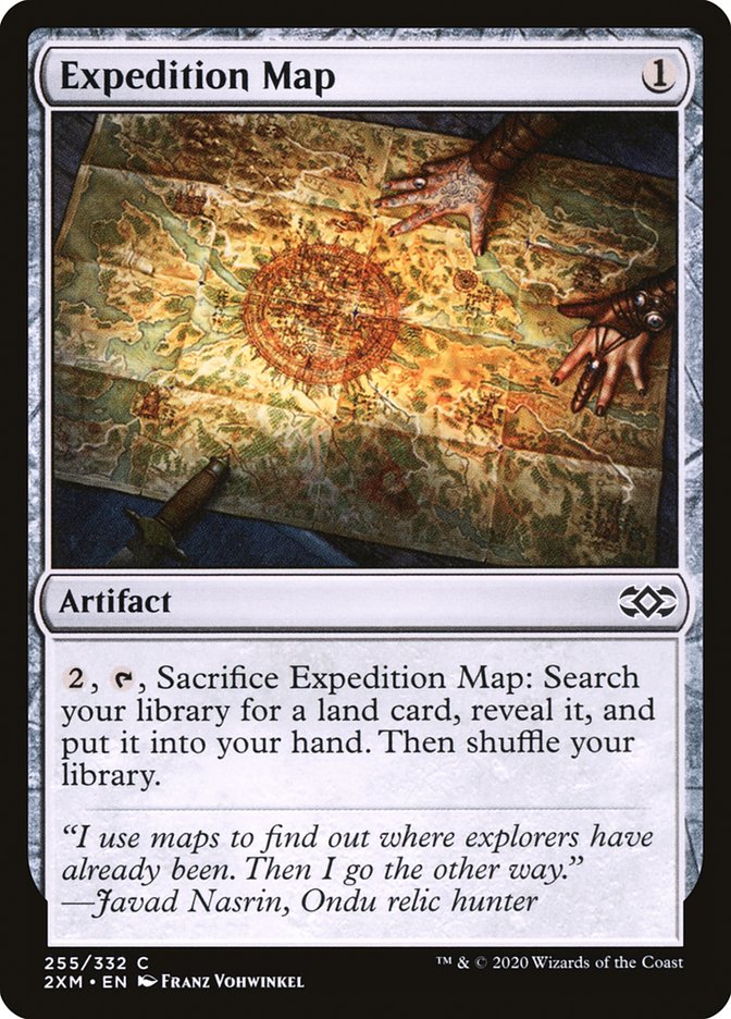 Expedition Map, Double masters Card Art