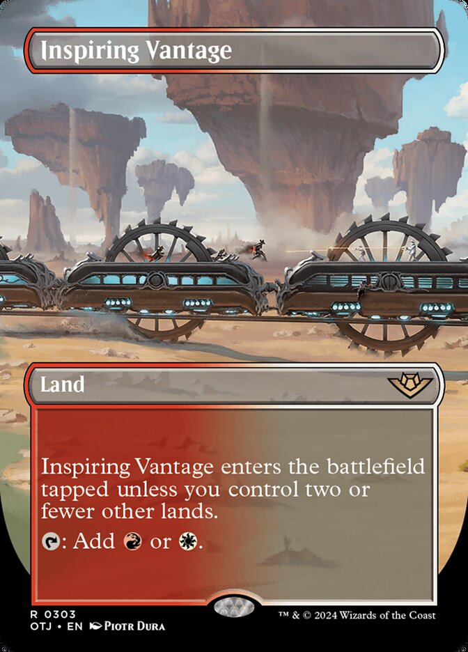 Inspiring Vantage, Outlaws of thunder junction Card Art
