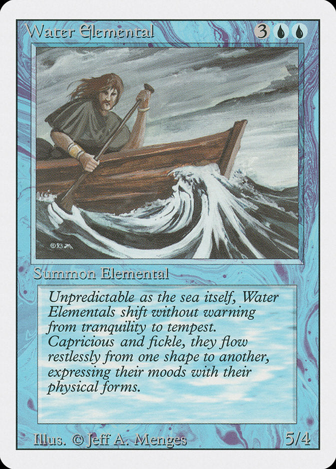 Water Elemental, Revised edition Card Art