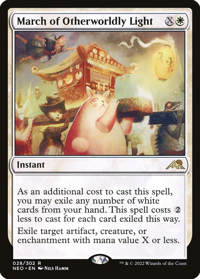 March of Otherworldly Light, Kamigawa: Neon Dynasty Card Art