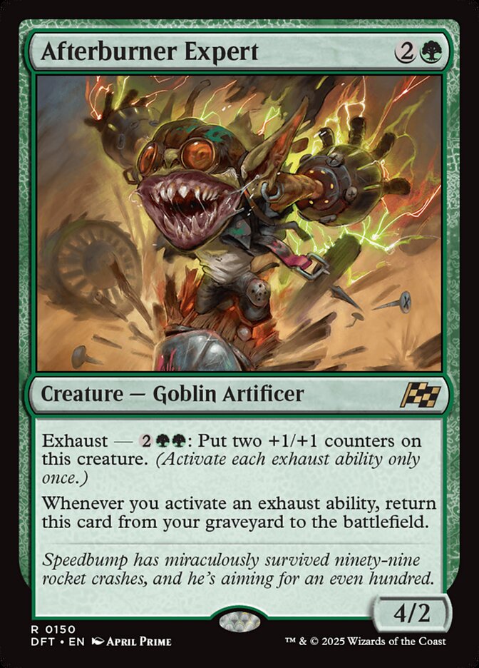 Afterburner Expert, Aetherdrift Card Art