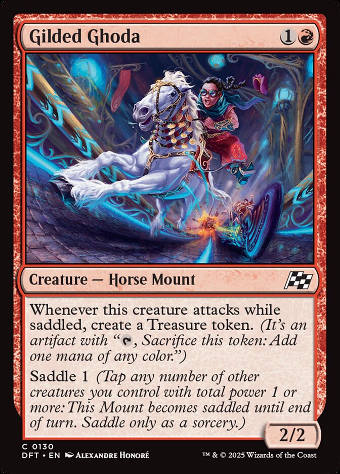 Gilded Ghoda, Aetherdrift Card Art