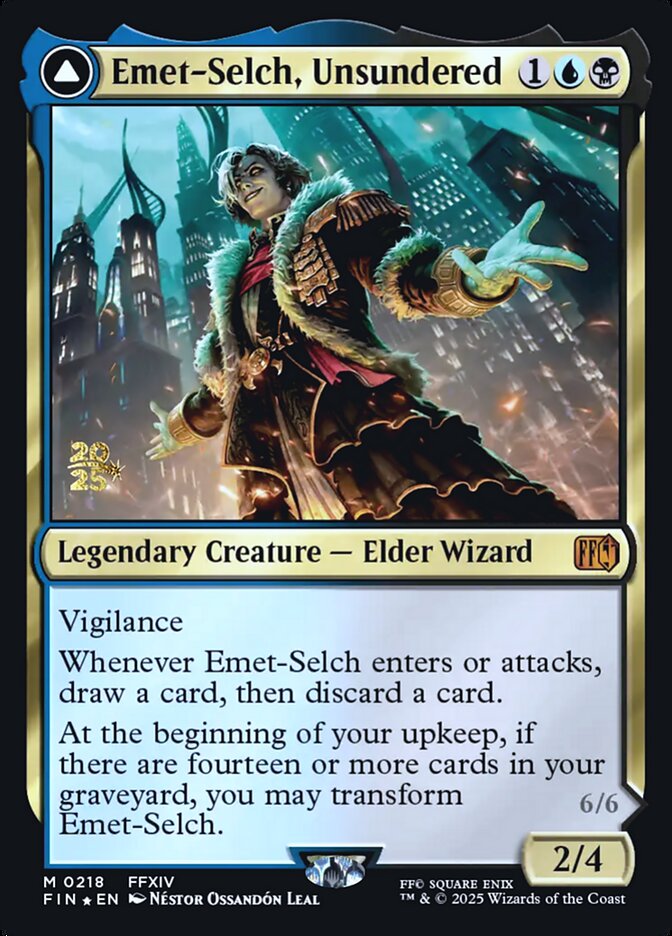 Emet-Selch, Unsundered // Hades, Sorcerer of Eld, Final fantasy promos Card Art