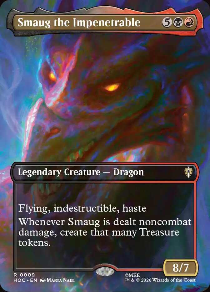 Smaug the Impenetrable, The Hobbit Eternal Card Art