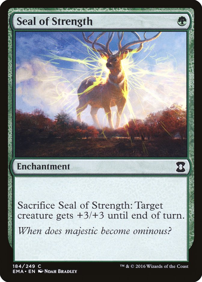 Seal of Strength, Eternal Masters Card Art