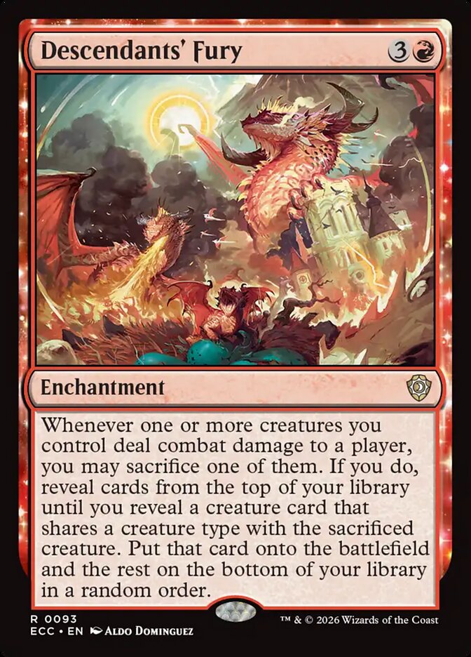 Descendants' Fury, Lorwyn Eclipsed Commander Card Art