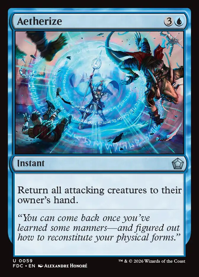 Aetherize, Foundations Commander Card Art