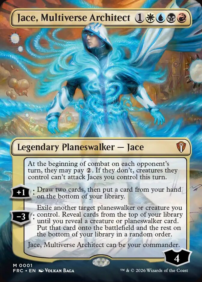 Jace, Multiverse Architect, Reality Fracture Commander Card Art