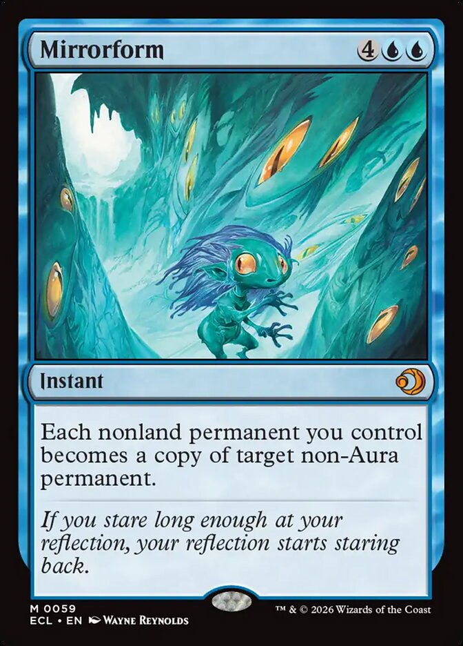 Mirrorform, Lorwyn Eclipsed Card Art