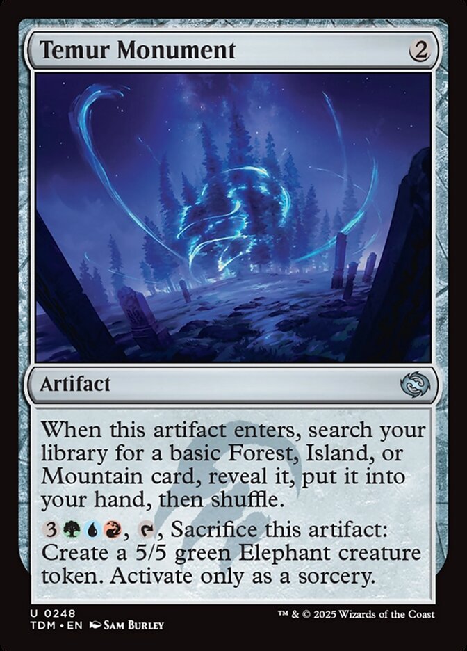 Temur Monument, Tarkir: dragonstorm Card Art