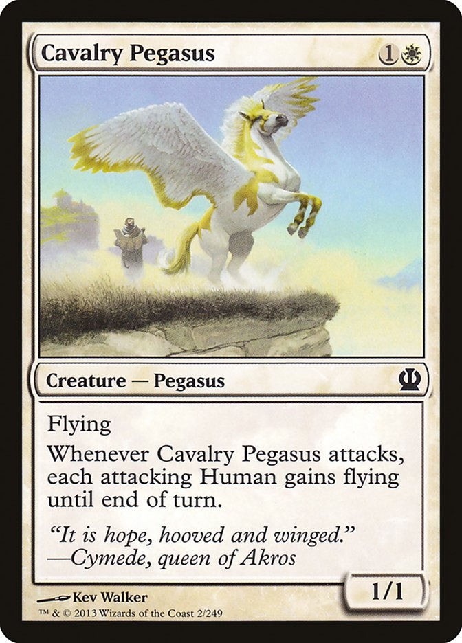 Cavalry Pegasus, Theros Card Art