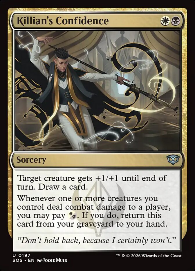 Killian's Confidence, Secrets Of Strixhaven Card Art