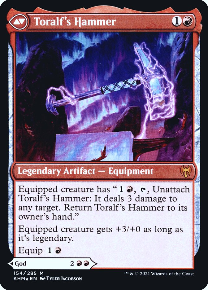 Toralf, God of Fury // Toralf's Hammer, Kaldheim promos Card Art
