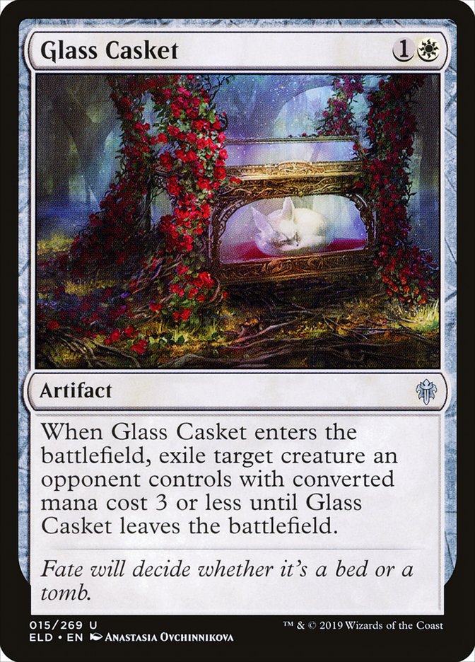 Glass Casket, Throne of eldraine Card Art