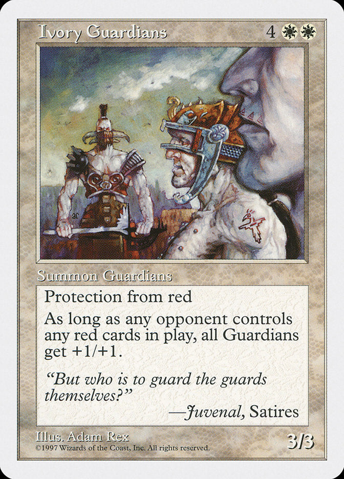 Ivory Guardians, Fifth edition Card Art
