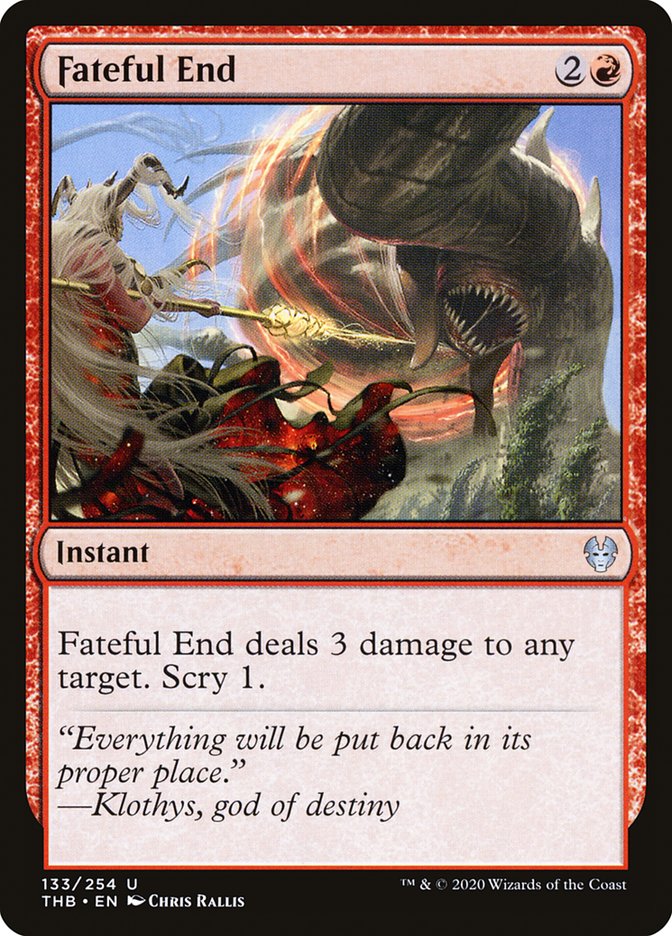 Fateful End, Theros beyond death Card Art