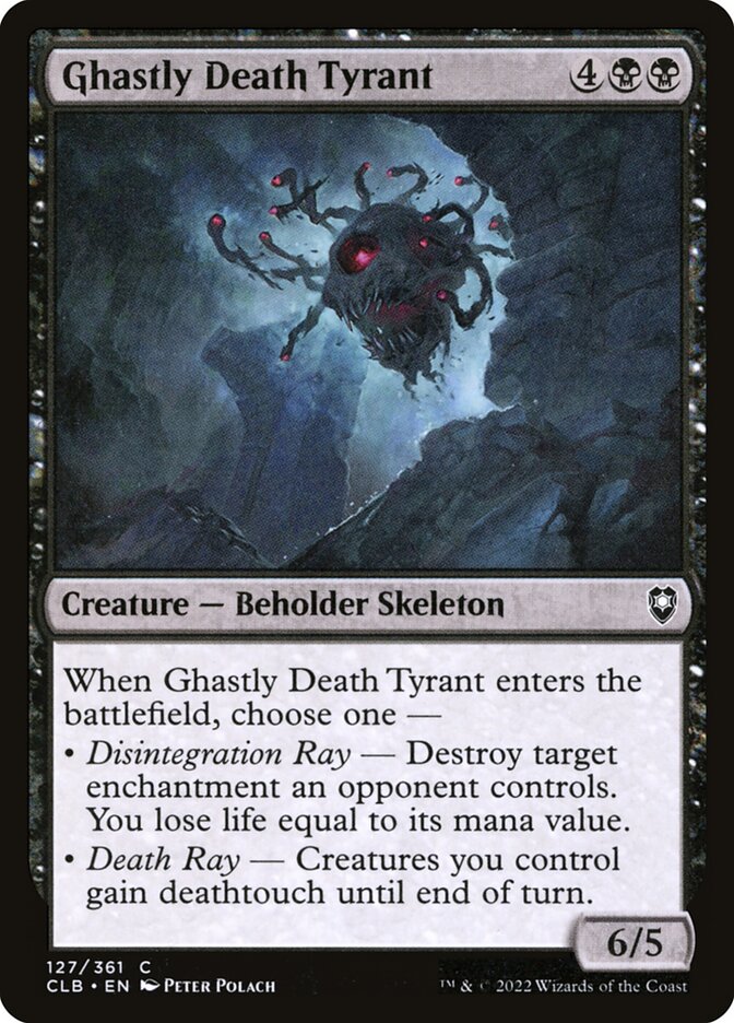 Ghastly Death Tyrant, Commander legends: battle for baldur's gate Card Art