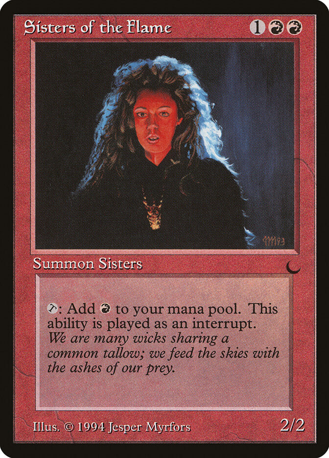 Sisters of the Flame, The Dark Card Art
