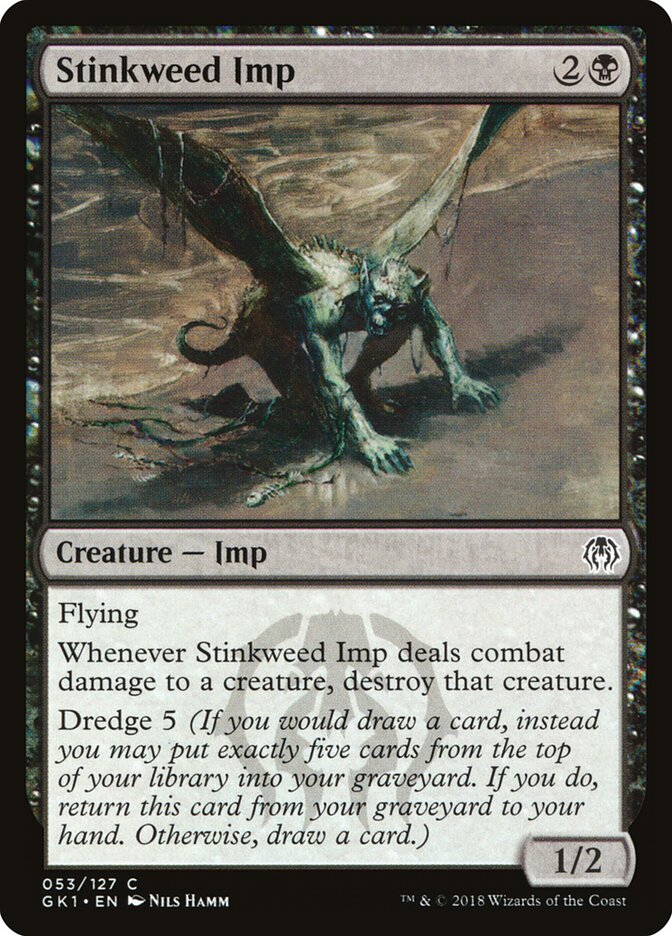 Stinkweed Imp, Grn Guild Kit Card Art