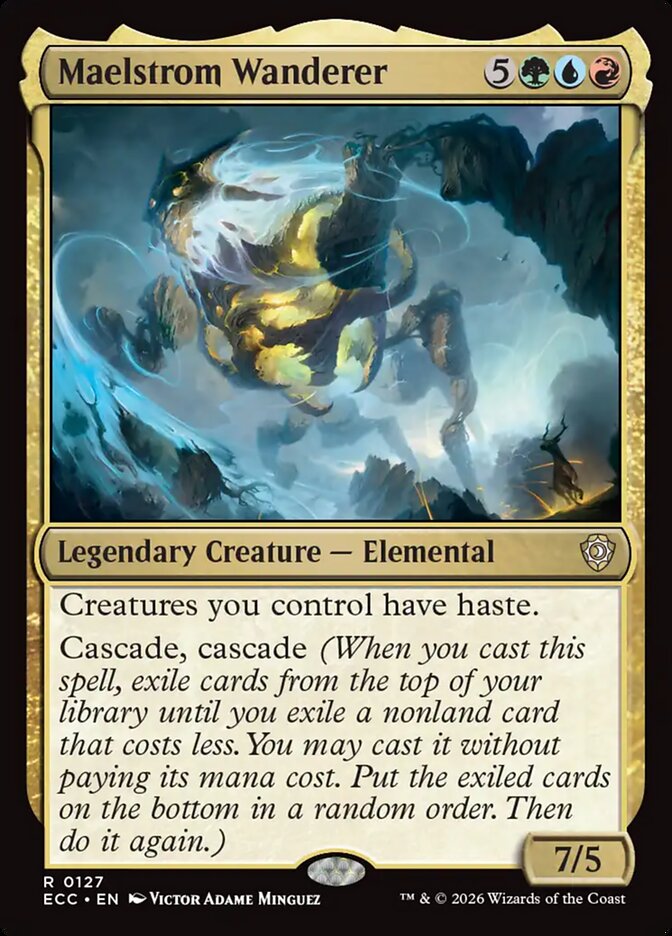 Maelstrom Wanderer, Lorwyn Eclipsed Commander Card Art