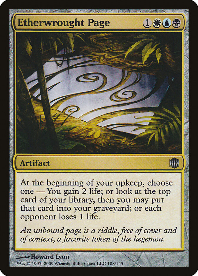 Etherwrought Page, Alara Reborn Card Art