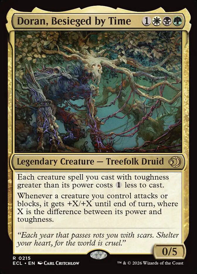 Doran, Besieged by Time, Lorwyn Eclipsed Card Art